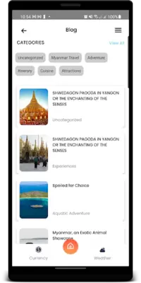 Myanmar Be Enchanted android App screenshot 1